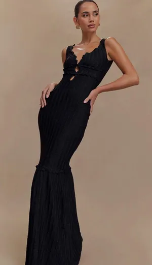 Meshki Dress Maxi Black thumbnail 3