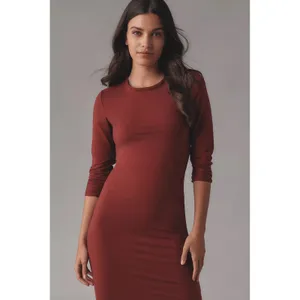 NWT Reformation‎ Tommie Knit Maxi Dress Chianti Sz Medium $198 thumbnail 3