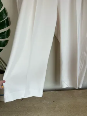 Abercrombie & Fitch Curve Love Tailored Wide Leg Crop Pants thumbnail 4
