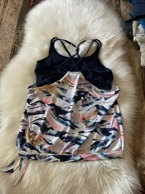 Athleta Vivid Side Tie Tankini Top thumbnail 6