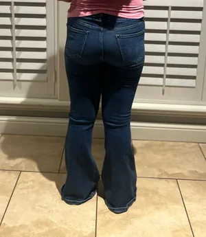 Boutique Rockin C dark wash flare jeans thumbnail 3