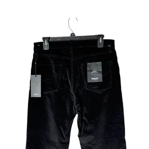 Hudson Pants Women 30 Black Gray‎ Ombre Holly High Rise Crop Flare Velvet NWT thumbnail 5