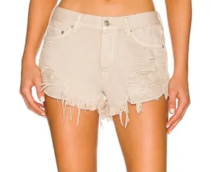 Free People Loving Good Vibrations Cutoff Shorts White 24 NWT thumbnail 1