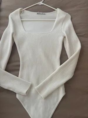 Abercrombie Cream Sweater Bodysuit thumbnail 1