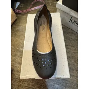 Josef Seibel Pippa‎ Ballet Flat Womens Shoes Size EU 36 US 5.5 Die Cut Black thumbnail 2