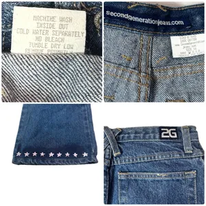 Second Generation Hand Painted American Flag Flare Jeans Size 16 thumbnail 6