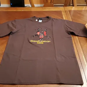 Kenya Masai Dance T shirt Size M thumbnail 2