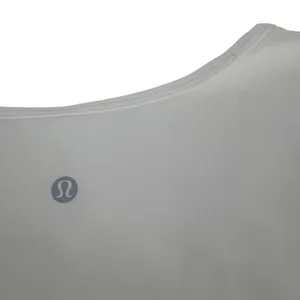 Lululemon Nulu Cropped Slim Yoga Short Sleeve Top White Size 2‎ thumbnail 6