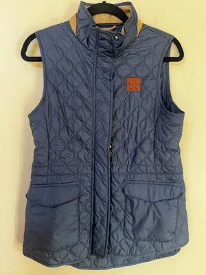 NWT Peter Millar Addison Quilted Travel Vest Navy M Medium Golf *CC customized* thumbnail 7