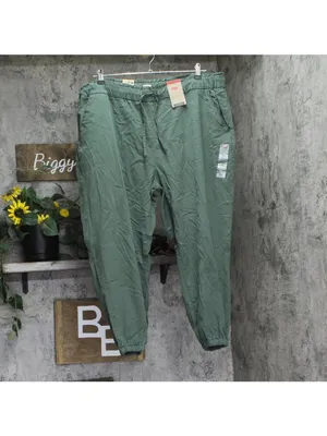 NWT Levi's Womens Off Duty Jogger Slouchy Pants A19540005 Thyme Green 22W thumbnail 3