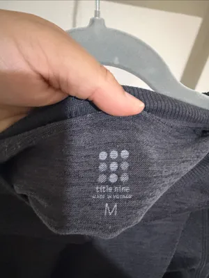 Title Nine Charcoal Crewneck Pullover Sweater thumbnail 6