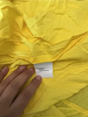 CHICME Yellow Halter Maxi Dress XL Smocked Back thumbnail 9