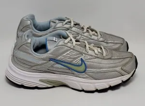 Nike Womens Gray White Initiator 394053-001 Lace Up Mid Athletic Shoes Size 8.5 thumbnail 1