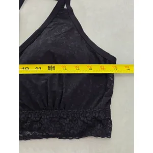 Maurices Black Romantic Boudoir Cottage Lingerie Feminine Lace Bra Plus 2X thumbnail 5