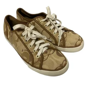 Coach Dee Allover CC Print Sneakers for‎ Women Sz 7B thumbnail 1