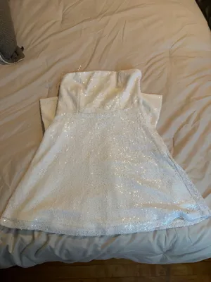 Altar'd State Dress Mini White Medium thumbnail 3
