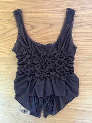 ZARA Front Tie Tank Top thumbnail 2
