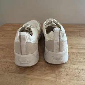 Sorel Womens Size 8 ONA 503‎ Low Knit Sea Salt Chalk Platform Sneakers Shoes thumbnail 5