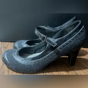 dexflex comfort Black Mary Jane Flats with Strap thumbnail 5
