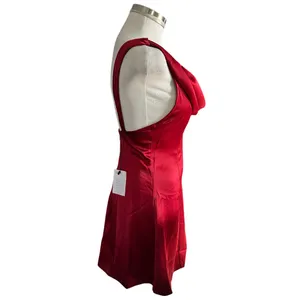 MAJORELLE Natalya Mini Dress in Red Wine Size XS NWOT thumbnail 7