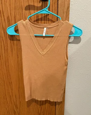 Boutique Sweater Tank Top thumbnail 1