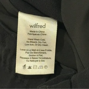 Wilfred Montrouge Shorts Crepe Paperbag Tie Waist Black Small Minimal Beachy thumbnail 10