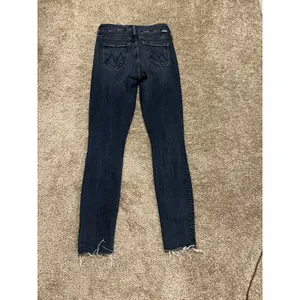MOTHER The Looker Ankle Fray Jeans Hot Springs Size 25 thumbnail 6
