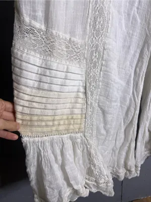 Free People Bali Alana Top and Pant Cloud Dancer Combo Set in size XL. thumbnail 7