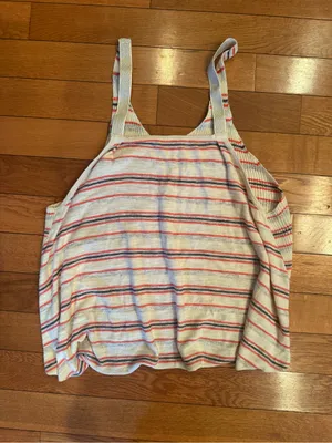 Free People Striped Sailor Sweater Tank Top - Size Medium (EUC) thumbnail 4