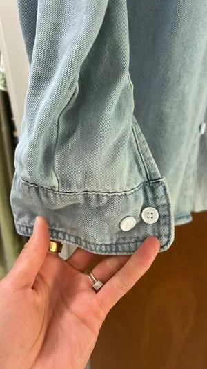 Oversized Jean shirt Blue Size L thumbnail 4