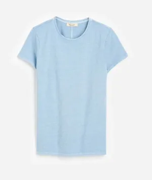 NWT Madewell Light Blue Essential Slim Tee in Lightweight Cotton - Size: Medium thumbnail 1