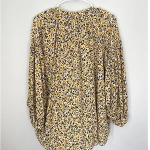 American Holic Floral Print Blouse Top Long Sleeve Button Down‎ Womens Medium thumbnail 3