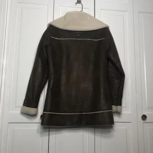 Prana Women’s Faux Suede Full Zip Sherpa Jacket Coat Small Excellent Condition thumbnail 9