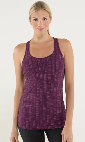 LULULEMON | Woman's Ziggy Wee August Glo Purple‎ Pink Racerback Tank, Size 4 thumbnail 1