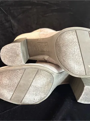 Sam Edelman Gray Suede Block Heel Ankle Boots - Women thumbnail 9