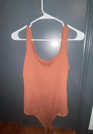 Abercrombie and fitch scoop tank bodysuit size M thumbnail 1