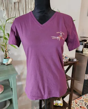 LAT ‘Aloha Cowboy’ Graphic Purple Tee size Medium thumbnail 1
