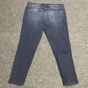 Democracy Dark Blue Skinny Jeans Ab Solution womens size 14 Plus high rise thumbnail 4