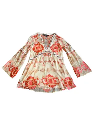 For Love And Lemons Barcelona Mini Dress Embroidered Rare Boho Size XS Women's thumbnail 2