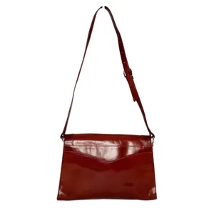 Hobo Brown Leather Twist Lock Closure Shoulder Bag thumbnail 2