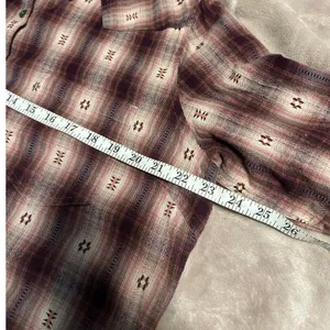 Ariat Real Relaxed Button Down Flannel Women's Size XL Western Cowgirl Patterned thumbnail 6