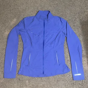 Lululemon Fast and Free‎ Windbreaker SpeedWeave Jacket Charged Indigo 10 thumbnail 3