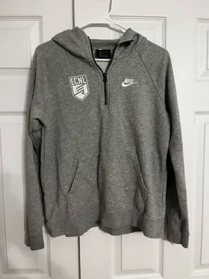 Grey Nike Quarter-Zip Sweatshirt thumbnail 1