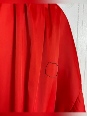 NWT WNTRMSE Kenzie Satin‎ Mini Dress in Red Open Back Mock Neck, US 6 ($245) thumbnail 3