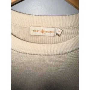Tory Burch Ashley Ruffled Bell Sleeves Pullover Knit‎ Sweater Wool Ivory Small D thumbnail 4