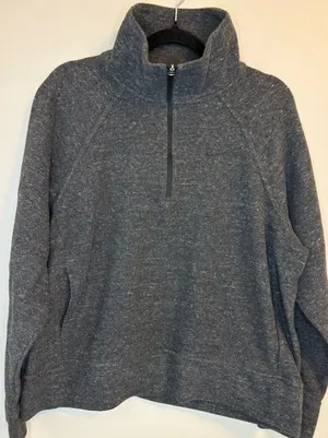 Nike 1/4 Zip Pullover Gray Women’s Medium Sweatshirt Soft thumbnail 1