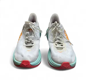 HOKA One One Carbon X 2 Men’s 12.5D Running Shoes White Orange Carbon Plate Road thumbnail 2