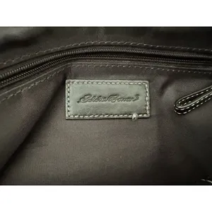 Vintage Eddie Bauer Brown Leather M Sized Satchel Purse Western City Classic‎ thumbnail 10
