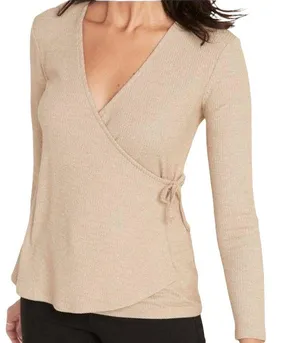 Old Navy Ribbed Wrap Top thumbnail 1
