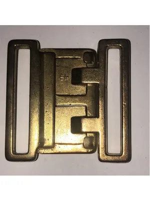 Vintage Brass Tone Retro Boho Belt Buckle thumbnail 4